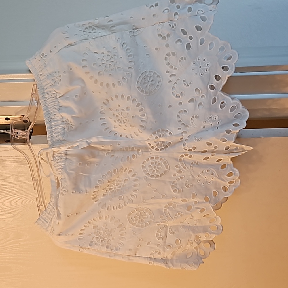Zara Eyelet Shorts